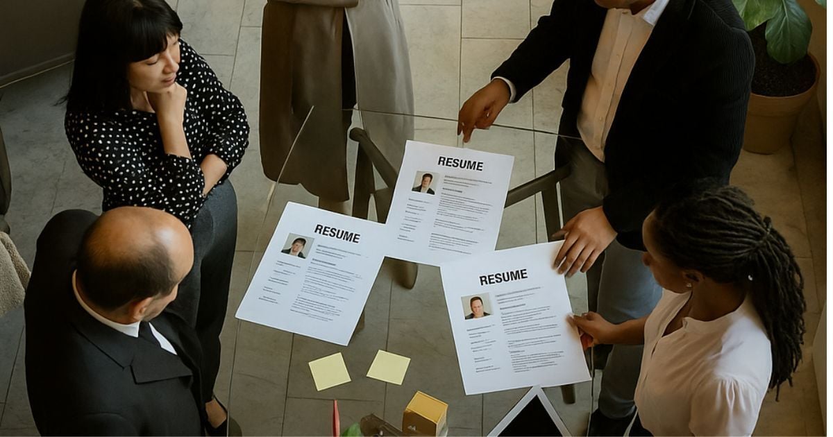 resumes-being-looked-at-by-hiring-team