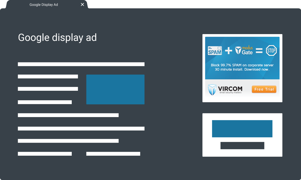 Mockup google display for lead magnet and demand gen Mockup google display for lead magnet and demand gen